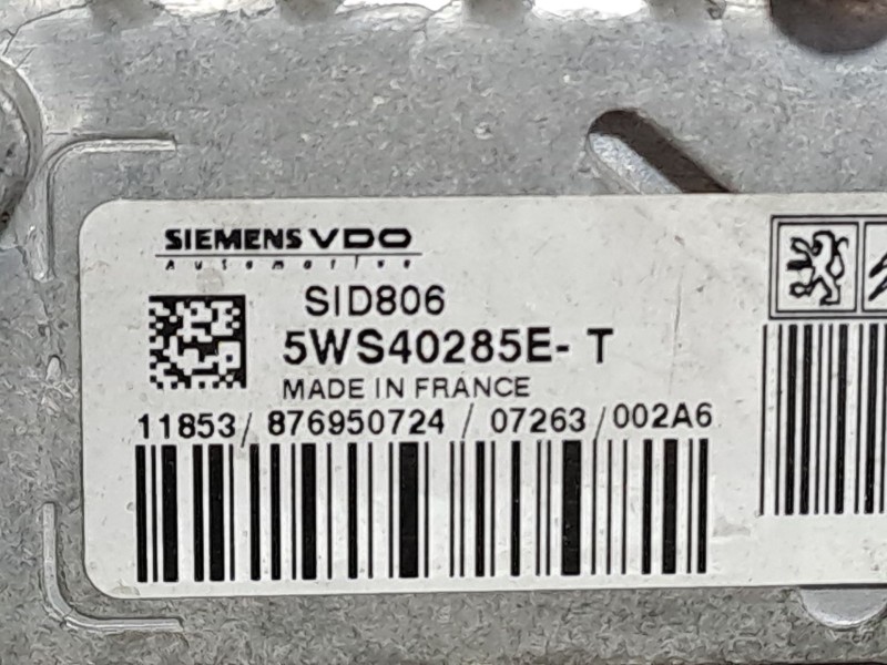 Recambio de centralita motor uce para citroen c2 referencia OEM IAM 5WS40285ET  