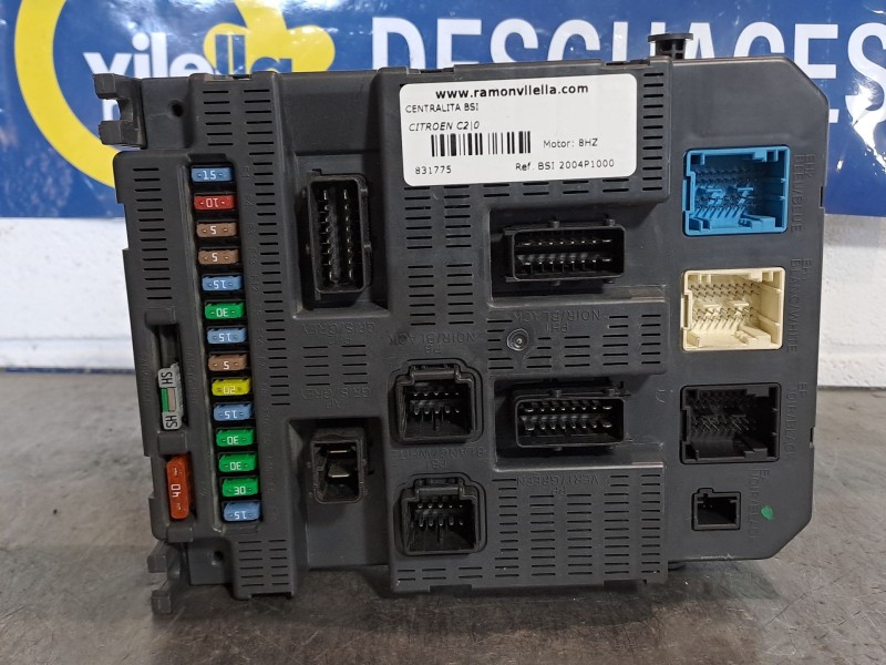 Recambio de centralita bsi para citroen c2 referencia OEM IAM BSI2004P1000 9664532580 BOOTL010600