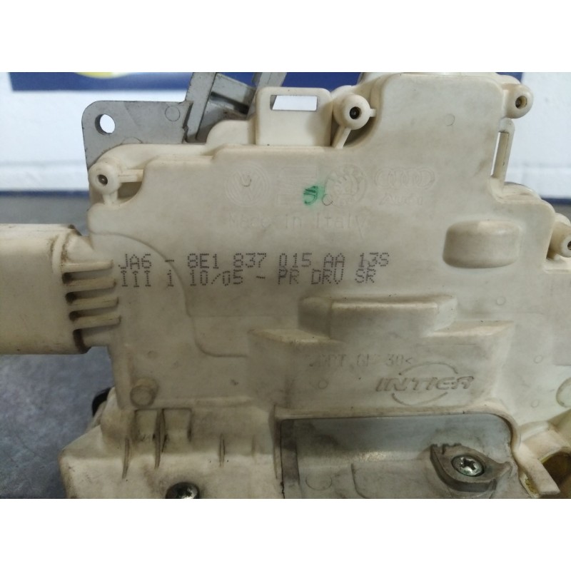 Recambio de cerradura puerta delantera izquierda para audi a4 berlina (8e) 2.0 16v tfsi referencia OEM IAM 8E1837015AA  