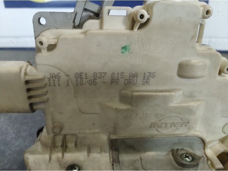 Recambio de cerradura puerta delantera izquierda para audi a4 berlina (8e) 2.0 16v tfsi referencia OEM IAM 8E1837015AA  