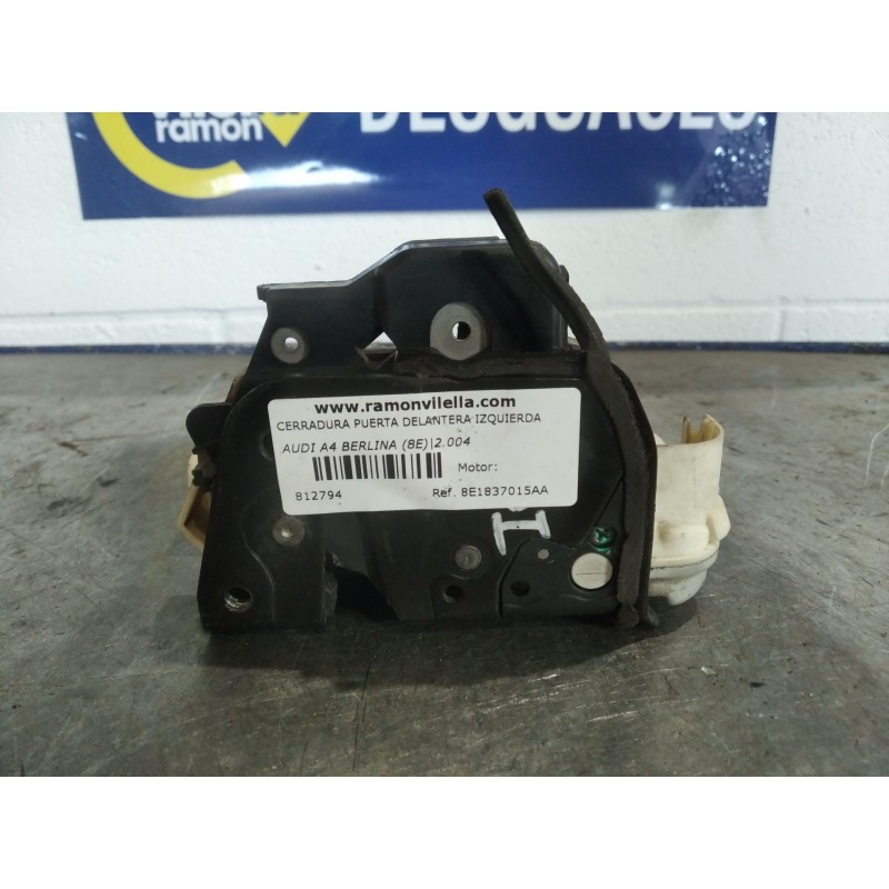 Recambio de cerradura puerta delantera izquierda para audi a4 berlina (8e) 2.0 16v tfsi referencia OEM IAM 8E1837015AA  