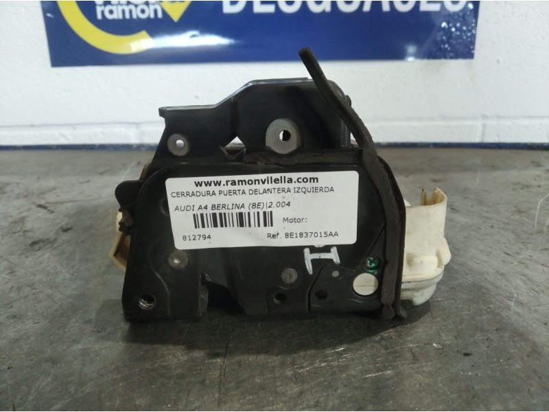 Recambio de cerradura puerta delantera izquierda para audi a4 berlina (8e) 2.0 16v tfsi referencia OEM IAM 8E1837015AA  