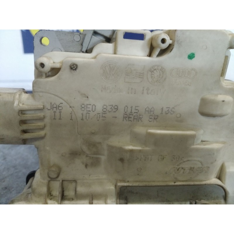 Recambio de cerradura puerta trasera izquierda para audi a4 berlina (8e) 2.0 16v tfsi referencia OEM IAM 8E1839015A  