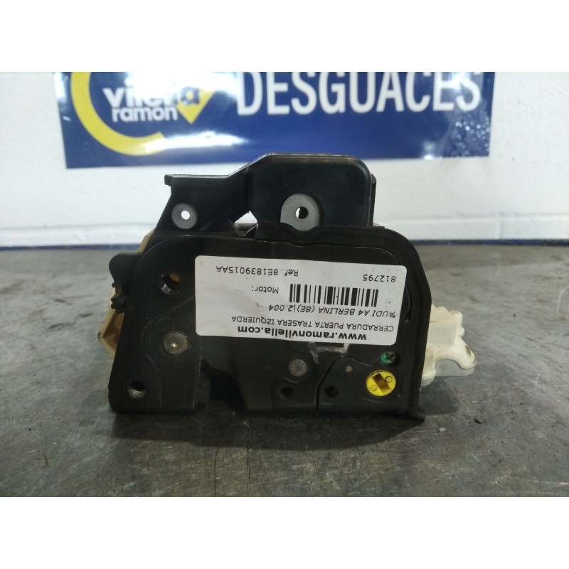 Recambio de cerradura puerta trasera izquierda para audi a4 berlina (8e) 2.0 16v tfsi referencia OEM IAM 8E1839015A  