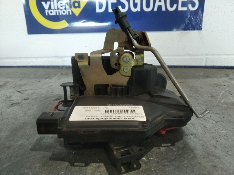 Recambio de cerradura puerta trasera derecha para audi a4 berlina (8e) 2.5 tdi quattro (132kw) referencia OEM IAM 4B0839016D  