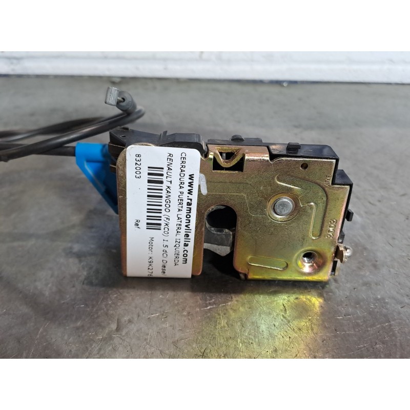 Recambio de cerradura puerta lateral izquierda para renault kangoo (f/kc0) 1.5 dci diesel | 0.03 - ... 1.5 dci diesel | 0.03 - .