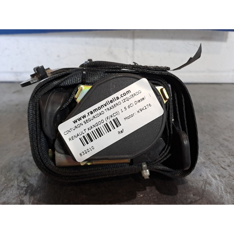 Recambio de cinturon seguridad trasero izquierdo para renault kangoo (f/kc0) 1.5 dci diesel | 0.03 - ... 1.5 dci diesel | 0.03 -