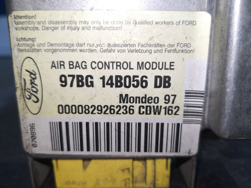 Recambio de centralita airbag para ford mondeo berlina (gd) clx | 08.96 - 12.99 clx | 08.96 - 12.99 referencia OEM IAM 97BG14B05