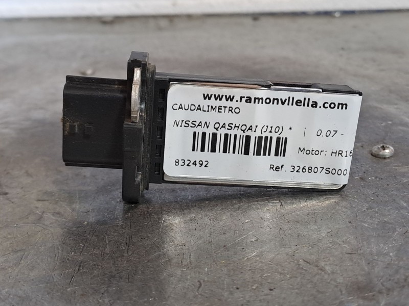 Recambio de caudalimetro para nissan qashqai (j10)  | 0.07 - ...  | 0.07 - ... referencia OEM IAM 326807S000   Recambio de caudalimetro para nissan qashqai (j10)  | 0.07 - ...  | 0.07 - ... referencia OEM IAM 326807S000