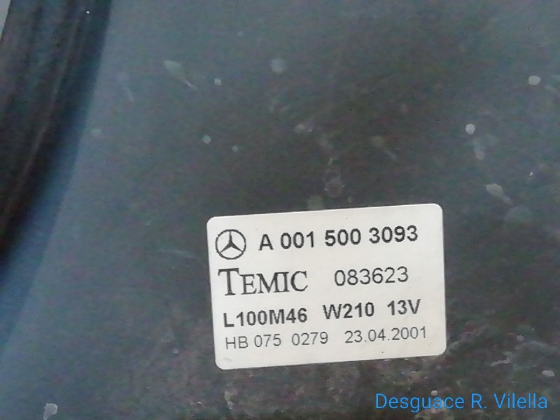 Recambio de electroventilador para mercedes clase e (w210) berlina diesel 220 cdi (210.006) | 06.99 - 12.02 220 cdi (210.006) | 