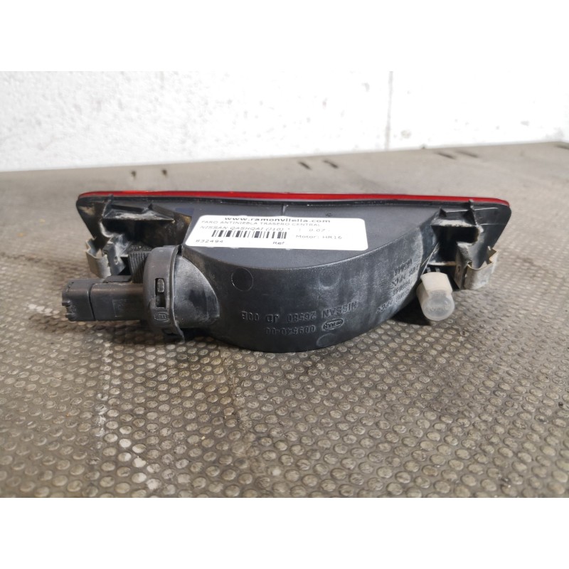 Recambio de faro antiniebla trasero derecho para nissan qashqai (j10)  | 0.07 - ...  | 0.07 - ... referencia OEM IAM 26580JD00B 