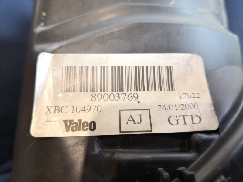 Recambio de faro izquierdo para rover serie 25 (rf) 1.1 referencia OEM IAM 89003769  