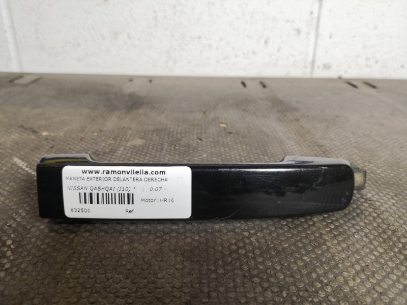Recambio de maneta exterior delantera derecha para nissan qashqai (j10)  | 0.07 - ...  | 0.07 - ... referencia OEM IAM    Recambio de maneta exterior delantera derecha para nissan qashqai (j10)  | 0.07 - ...  | 0.07 - ... referencia OEM IAM
