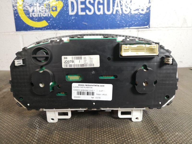 Recambio de cuadro instrumentos para nissan qashqai (j10)  | 0.07 - ...  | 0.07 - ... referencia OEM IAM JD07B 17P32E1  Recambio de cuadro instrumentos para nissan qashqai (j10)  | 0.07 - ...  | 0.07 - ... referencia OEM IAM JD07B 17P32E1