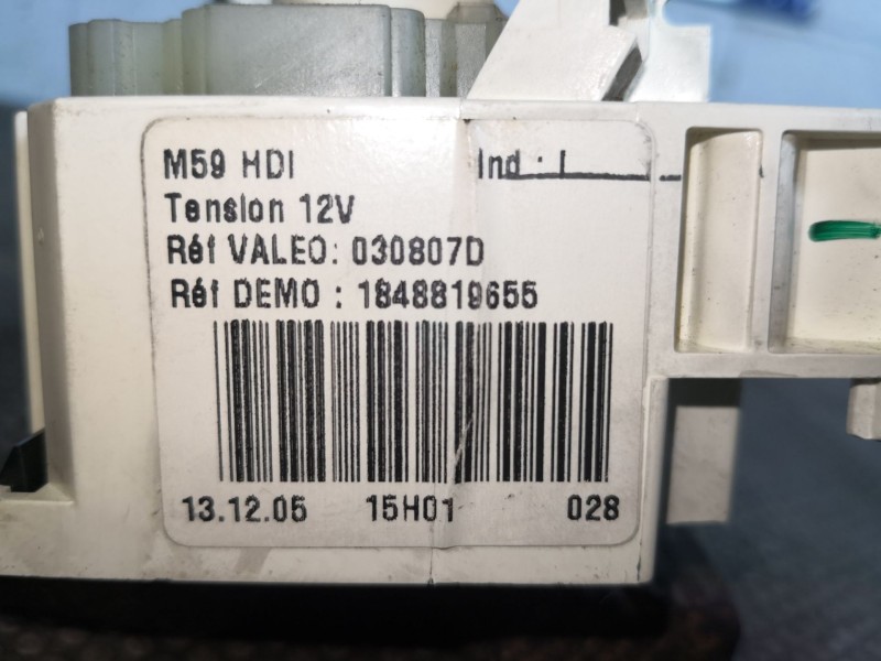 Recambio de mando calefaccion aire acondicionado para citroen berlingo 2.0 hdi 600 furg. | 10.02 - 12.07 referencia OEM IAM 0308