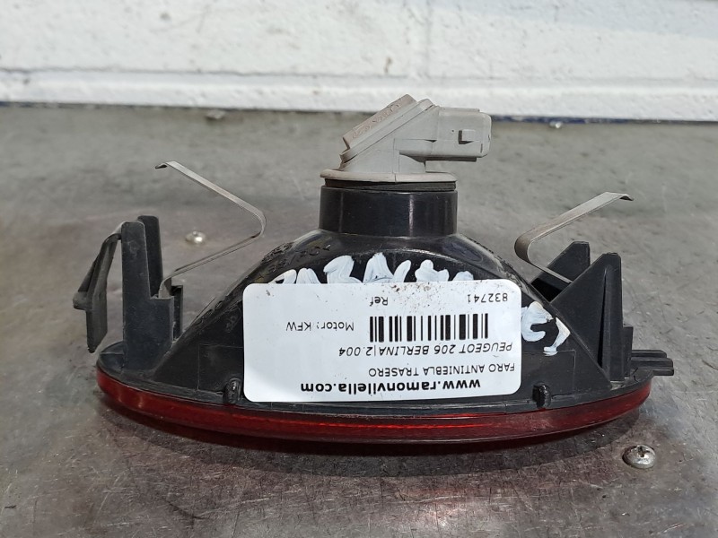 Recambio de faro antiniebla trasero para peugeot 206 berlina e-music referencia OEM IAM   