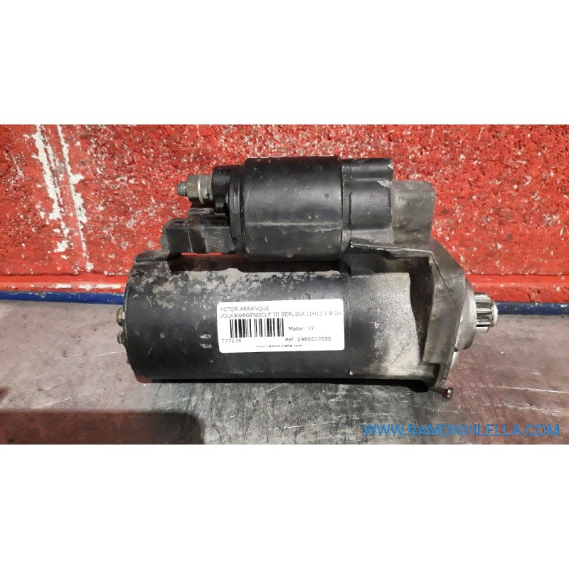 Recambio de motor arranque para volkswagen golf iii berlina (1h1) 1.9 diesel | 0.91 - ... 1.9 diesel | 0.91 - ... referencia OEM