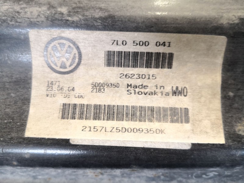 Recambio de puente trasero para volkswagen touareg (7la) tdi v10 | 11.02 - 12.06 referencia OEM IAM 7L0500041  