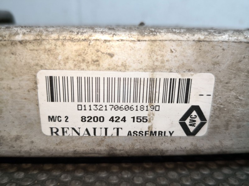 Recambio de intercooler para dacia logan ambiance referencia OEM IAM   