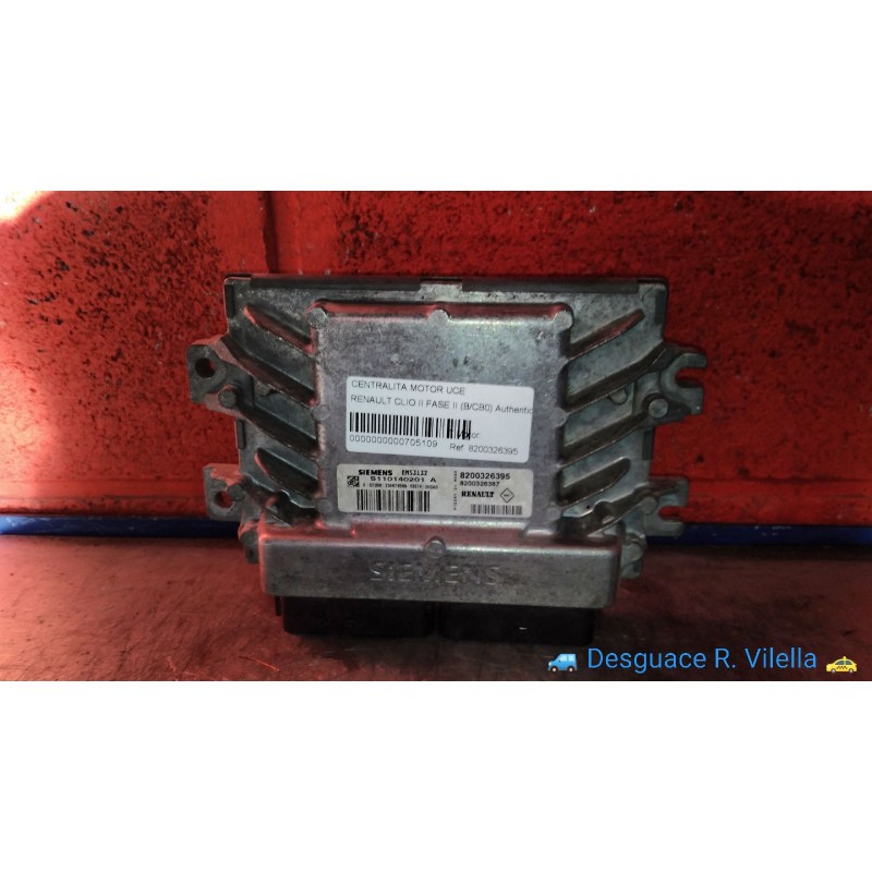 Recambio de centralita motor uce para renault clio ii fase ii (b/cb0) authentique | 06.01 - 12.08 authentique | 06.01 - 12.08 re