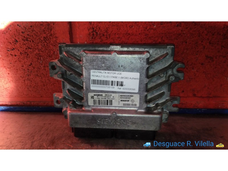 Recambio de centralita motor uce para renault clio ii fase ii (b/cb0) authentique | 06.01 - 12.08 authentique | 06.01 - 12.08 re
