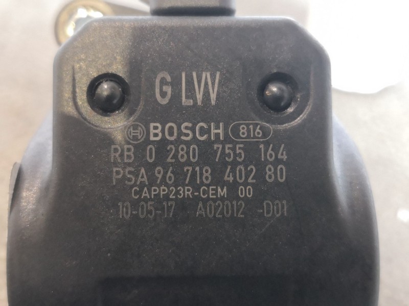 Recambio de potenciometro pedal para citroen c4 berlina 1.6 16v hdi referencia OEM IAM 9671840280 0280755164 