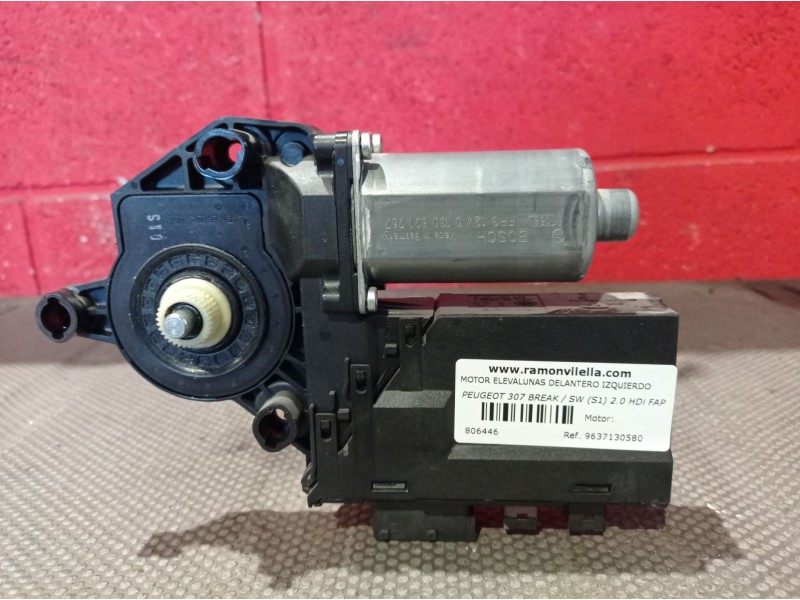 Recambio de motor elevalunas delantero izquierdo para peugeot 307 break / sw (s1) 2.0 hdi fap cat | 0.02 - ... 2.0 hdi fap cat |