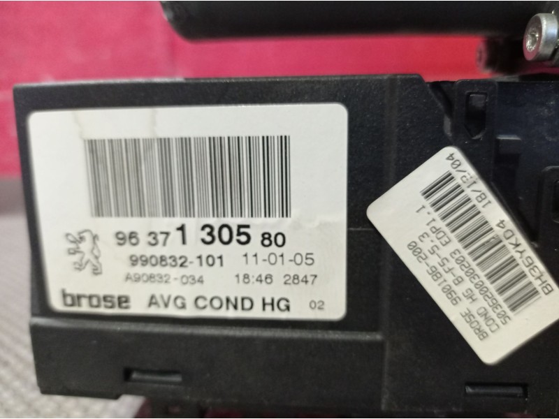 Recambio de motor elevalunas delantero izquierdo para peugeot 307 break / sw (s1) 2.0 hdi fap cat | 0.02 - ... 2.0 hdi fap cat |