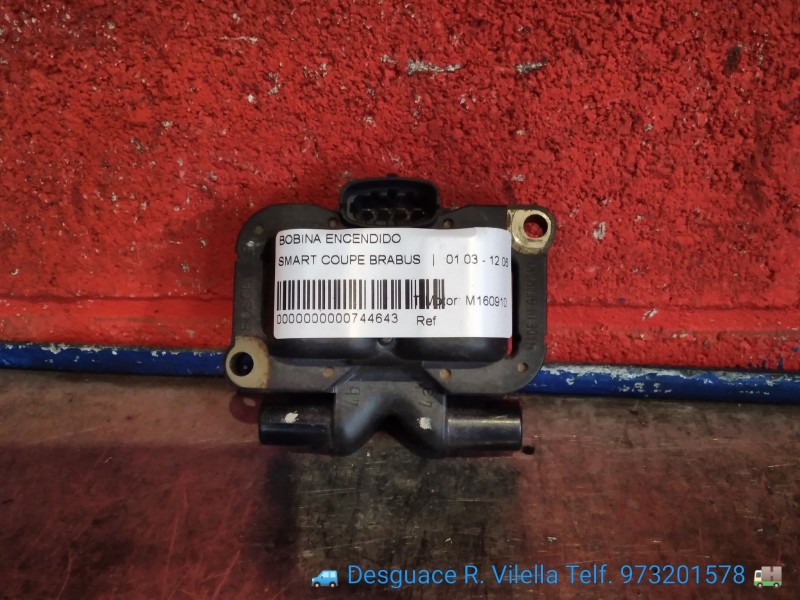 Recambio de bobina encendido para smart coupe brabus | 01.03 - 12.06 brabus | 01.03 - 12.06 referencia OEM IAM 0003100V004 A0001