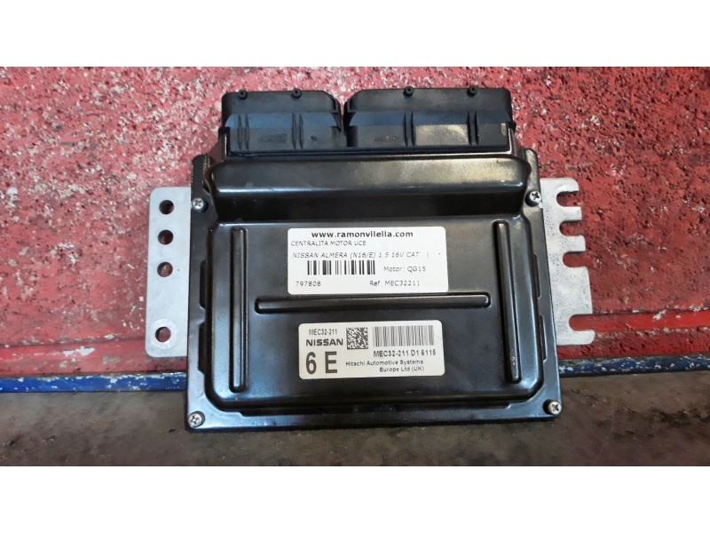 Recambio de centralita motor uce para nissan almera (n16/e) 1.5 16v cat | 0.00 - ... 1.5 16v cat | 0.00 - ... referencia OEM IAM