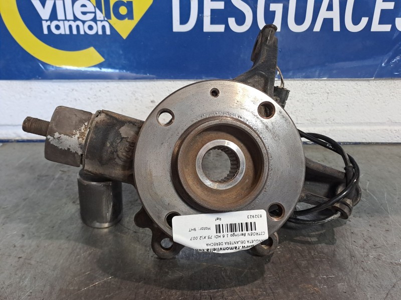 Recambio de mangueta delantera derecha para citroen berlingo 1.6 hdi 75 x referencia OEM IAM   