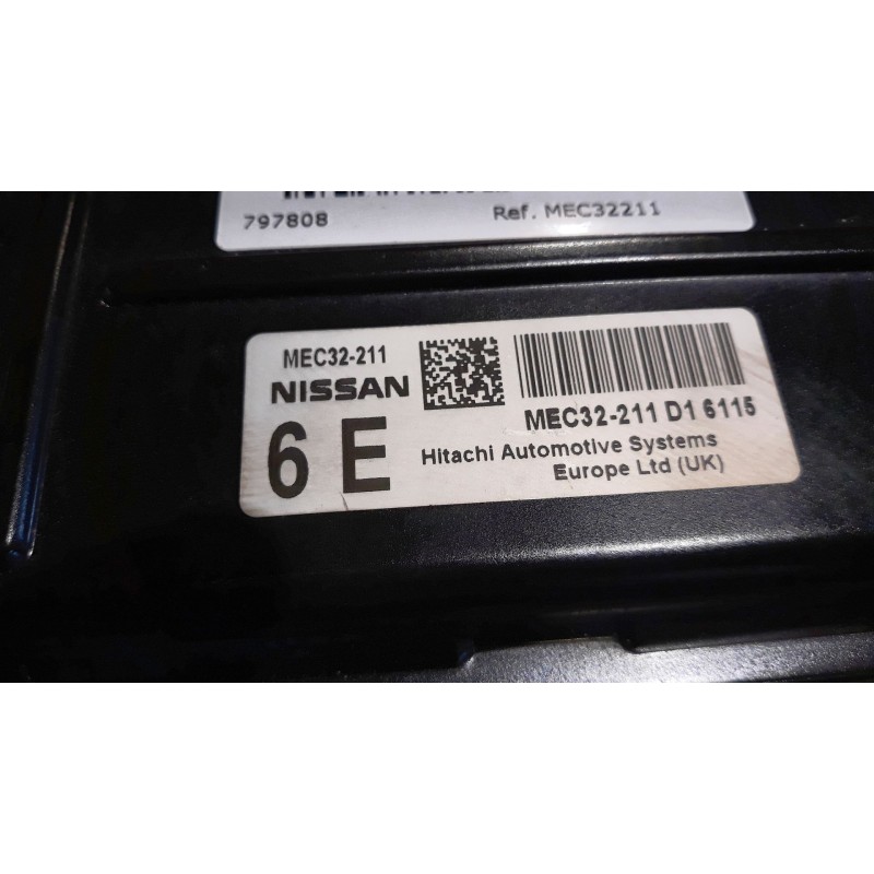 Recambio de centralita motor uce para nissan almera (n16/e) 1.5 16v cat | 0.00 - ... 1.5 16v cat | 0.00 - ... referencia OEM IAM
