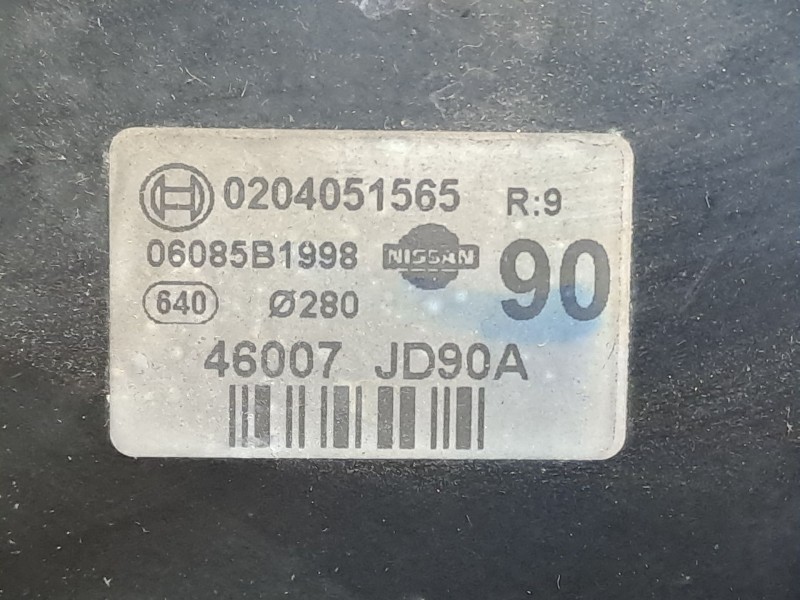 Recambio de servofreno para nissan qashqai (j10)  | 0.07 - ...  | 0.07 - ... referencia OEM IAM 46007JD90A   Recambio de servofreno para nissan qashqai (j10)  | 0.07 - ...  | 0.07 - ... referencia OEM IAM 46007JD90A