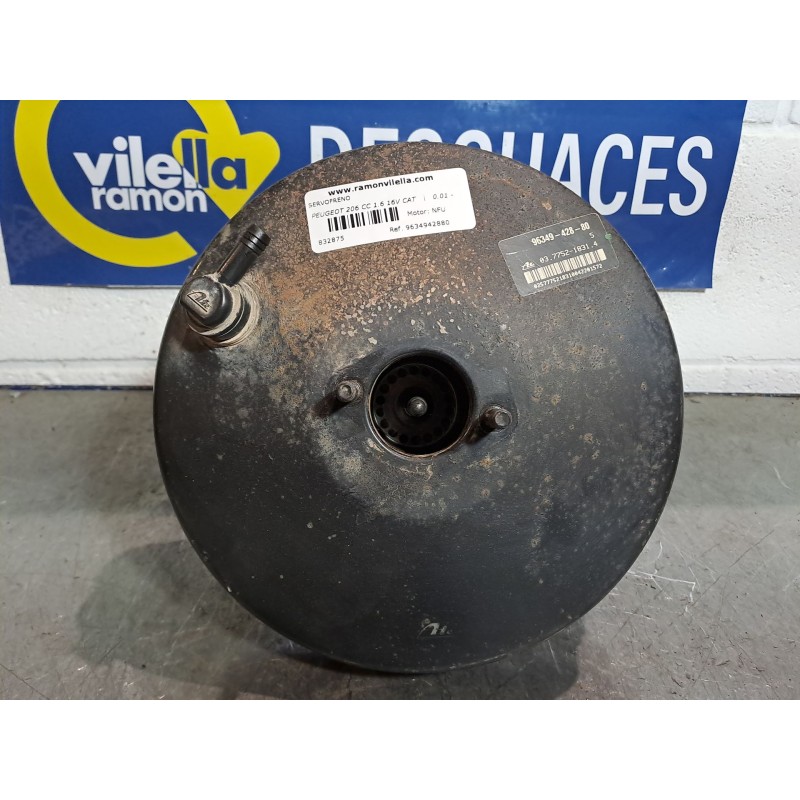 Recambio de servofreno para peugeot 206 cc 1.6 16v cat | 0.01 - ... 1.6 16v cat | 0.01 - ... referencia OEM IAM 9634942880  