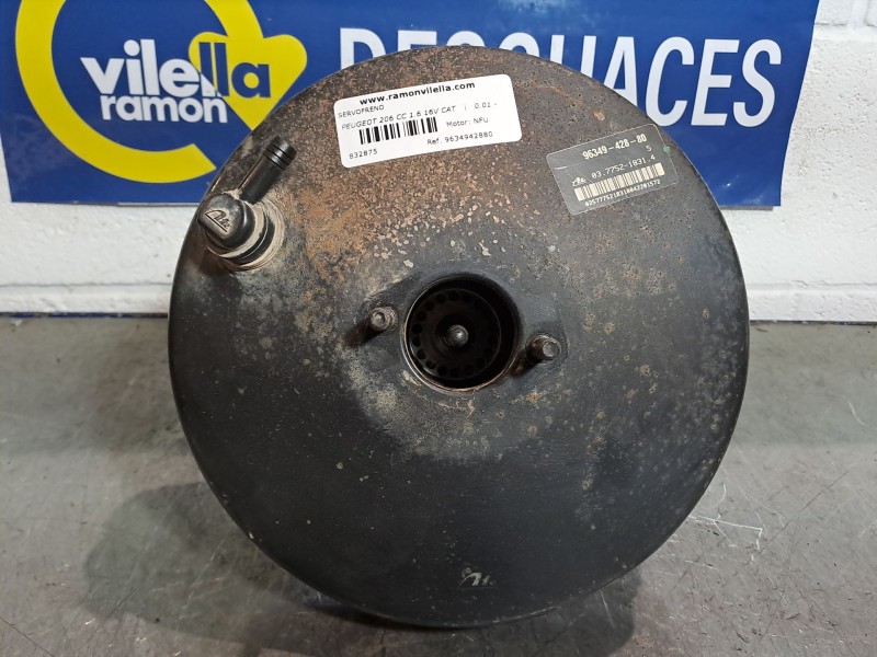 Recambio de servofreno para peugeot 206 cc 1.6 16v cat | 0.01 - ... 1.6 16v cat | 0.01 - ... referencia OEM IAM 9634942880  