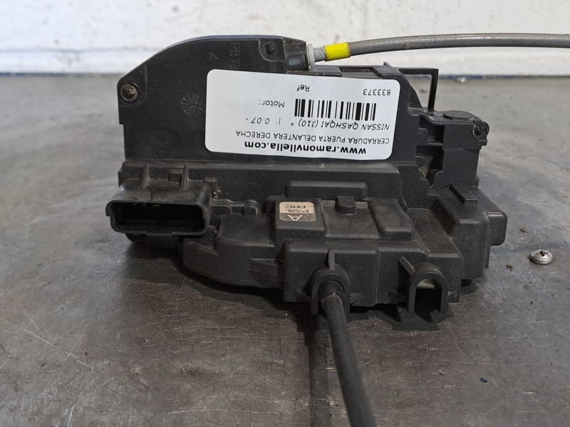 Recambio de cerradura puerta delantera derecha para nissan qashqai (j10)  | 0.07 - ...  | 0.07 - ... referencia OEM IAM    Recambio de cerradura puerta delantera derecha para nissan qashqai (j10)  | 0.07 - ...  | 0.07 - ... referencia OEM IAM