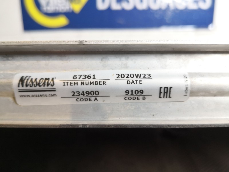 Recambio de radiador agua para nissan qashqai (j10)  | 0.07 - ...  | 0.07 - ... referencia OEM IAM NISSENS234900  