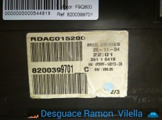 Recambio de cuadro instrumentos para renault megane ii coupe/cabrio extreme | 0.03 - ... extreme | 0.03 - ... referencia OEM IAM 2