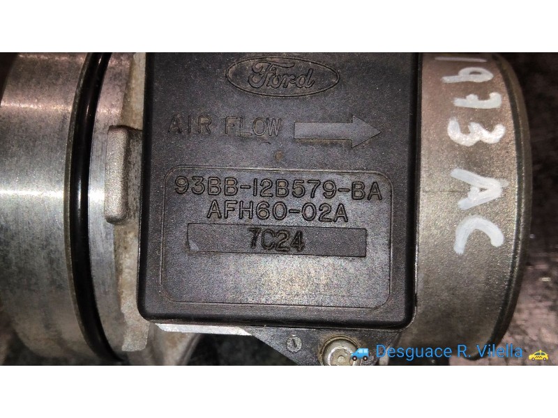 Recambio de caudalimetro para ford mondeo berlina (gd) clx | 08.96 - 12.99 clx | 08.96 - 12.99 referencia OEM IAM 93BB12B579BA  