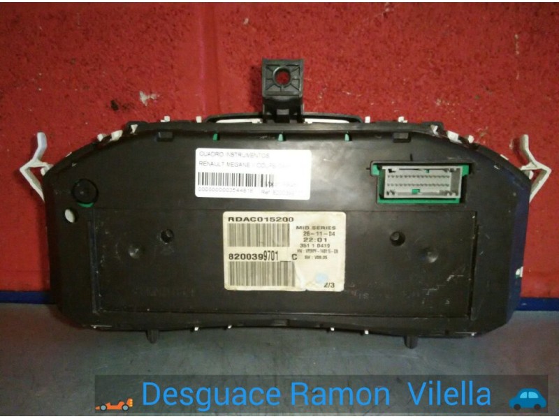 Recambio de cuadro instrumentos para renault megane ii coupe/cabrio extreme | 0.03 - ... extreme | 0.03 - ... referencia OEM IAM