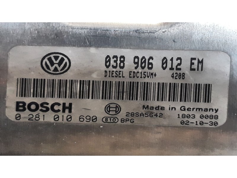 Recambio de centralita motor uce para seat ibiza (6l1) stella | 04.02 - 12.04 ibiza (6l1) stella | 04.02 - 12.04 referencia OEM 