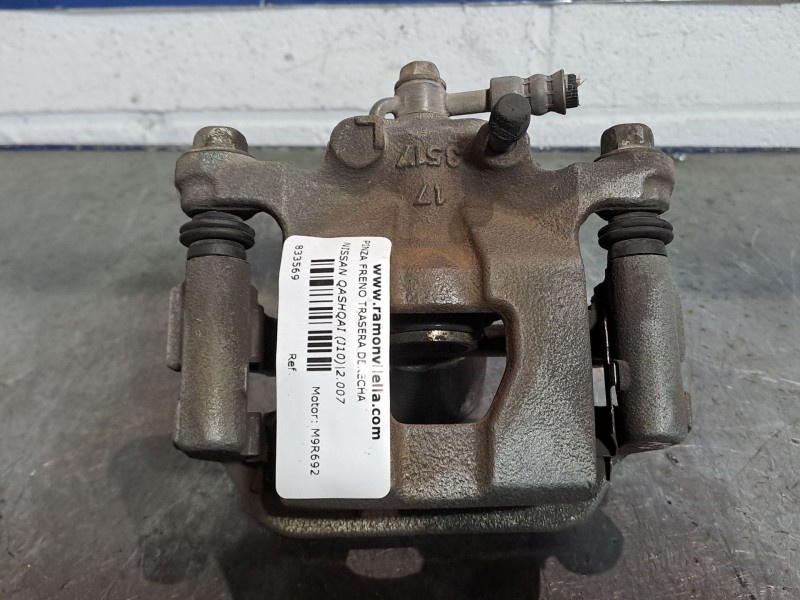 Recambio de pinza freno trasera derecha para nissan qashqai (j10) acenta referencia OEM IAM    Recambio de pinza freno trasera derecha para nissan qashqai (j10) acenta referencia OEM IAM