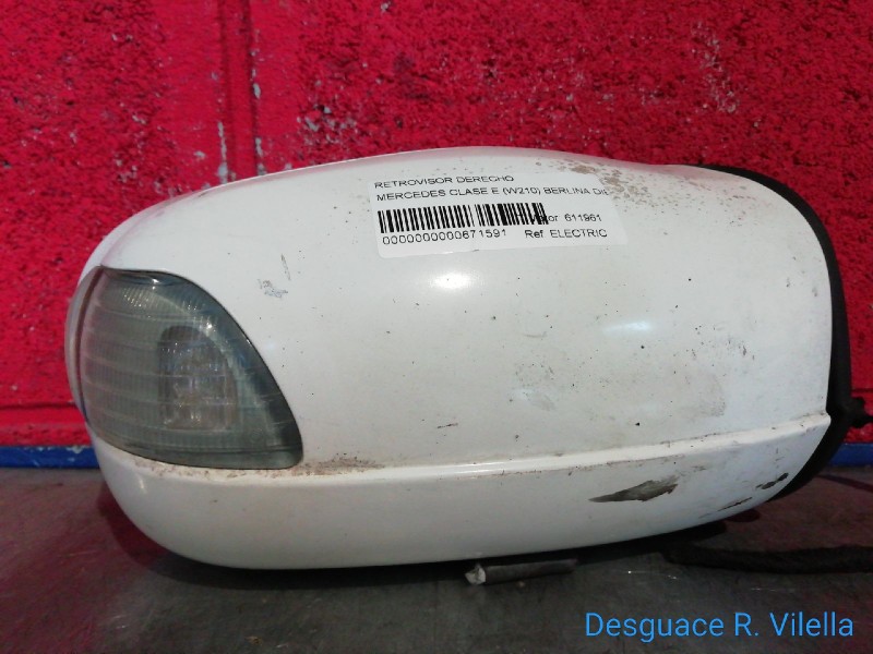 Recambio de retrovisor derecho para mercedes clase e (w210) berlina diesel 220 cdi (210.006) | 06.99 - 12.02 220 cdi (210.006) |