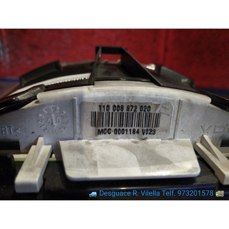 Recambio de cuadro instrumentos para smart coupe brabus | 01.03 - 12.06 brabus | 01.03 - 12.06 referencia OEM IAM 110008872020 0