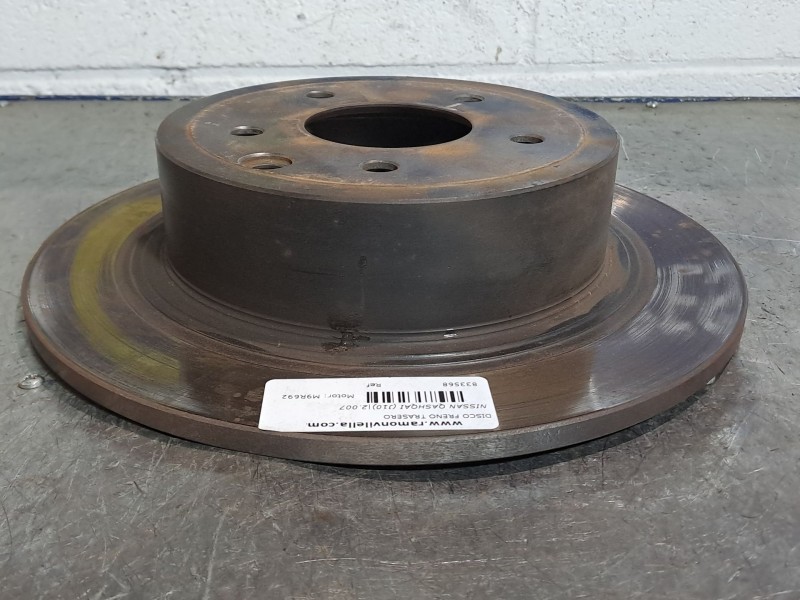 Recambio de disco freno trasero para nissan qashqai (j10) acenta referencia OEM IAM    Recambio de disco freno trasero para nissan qashqai (j10) acenta referencia OEM IAM