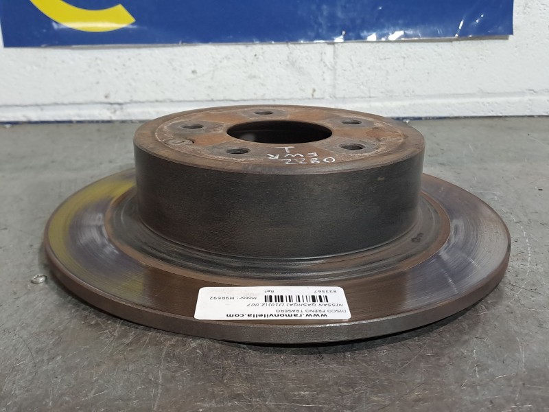 Recambio de disco freno trasero para nissan qashqai (j10) acenta referencia OEM IAM    Recambio de disco freno trasero para nissan qashqai (j10) acenta referencia OEM IAM