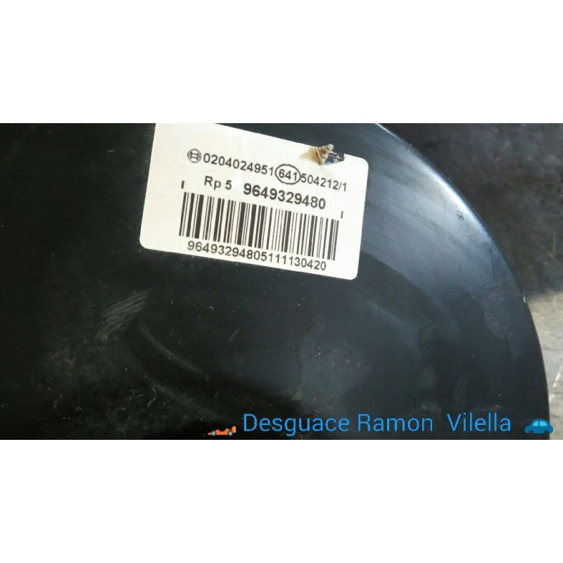 Recambio de servofreno para citroen c2 1.4 hdi | 0.03 - 0.10 1.4 hdi | 0.03 - 0.10 referencia OEM IAM 9649329480 0204024951 