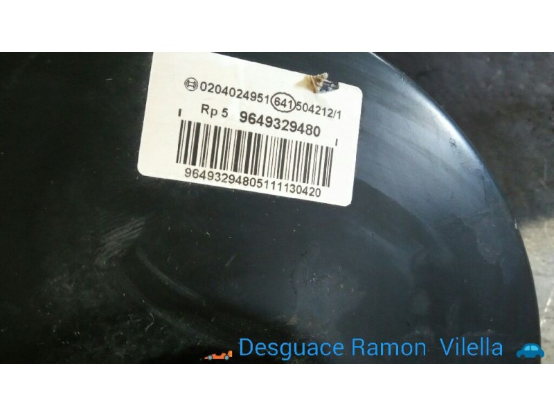 Recambio de servofreno para citroen c2 1.4 hdi | 0.03 - 0.10 1.4 hdi | 0.03 - 0.10 referencia OEM IAM 9649329480 0204024951 