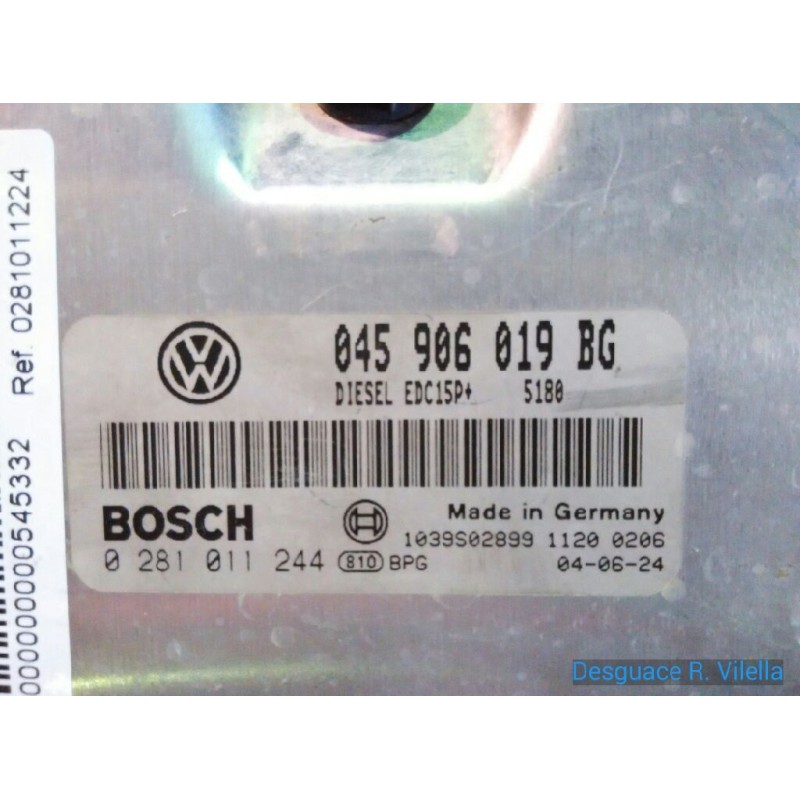 Recambio de centralita motor uce para seat ibiza (6l1) cool | 05.04 - 12.05 cool | 05.04 - 12.05 referencia OEM IAM 0281011244 0