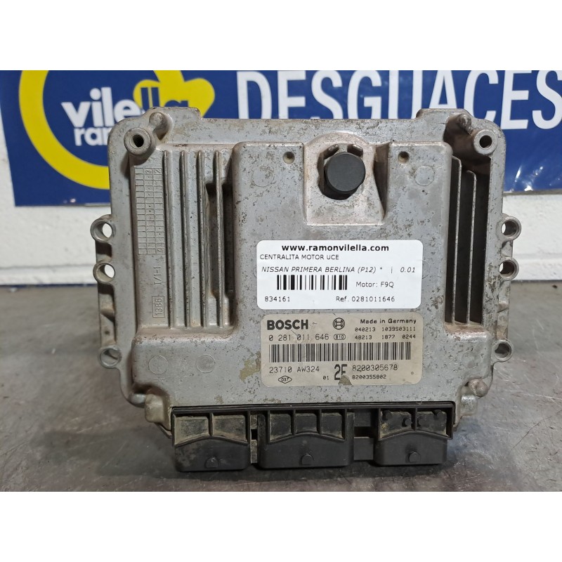 Recambio de centralita motor uce para nissan primera berlina (p12)  | 0.01 - 0.07  | 0.01 - 0.07 referencia OEM IAM 0281011646 8